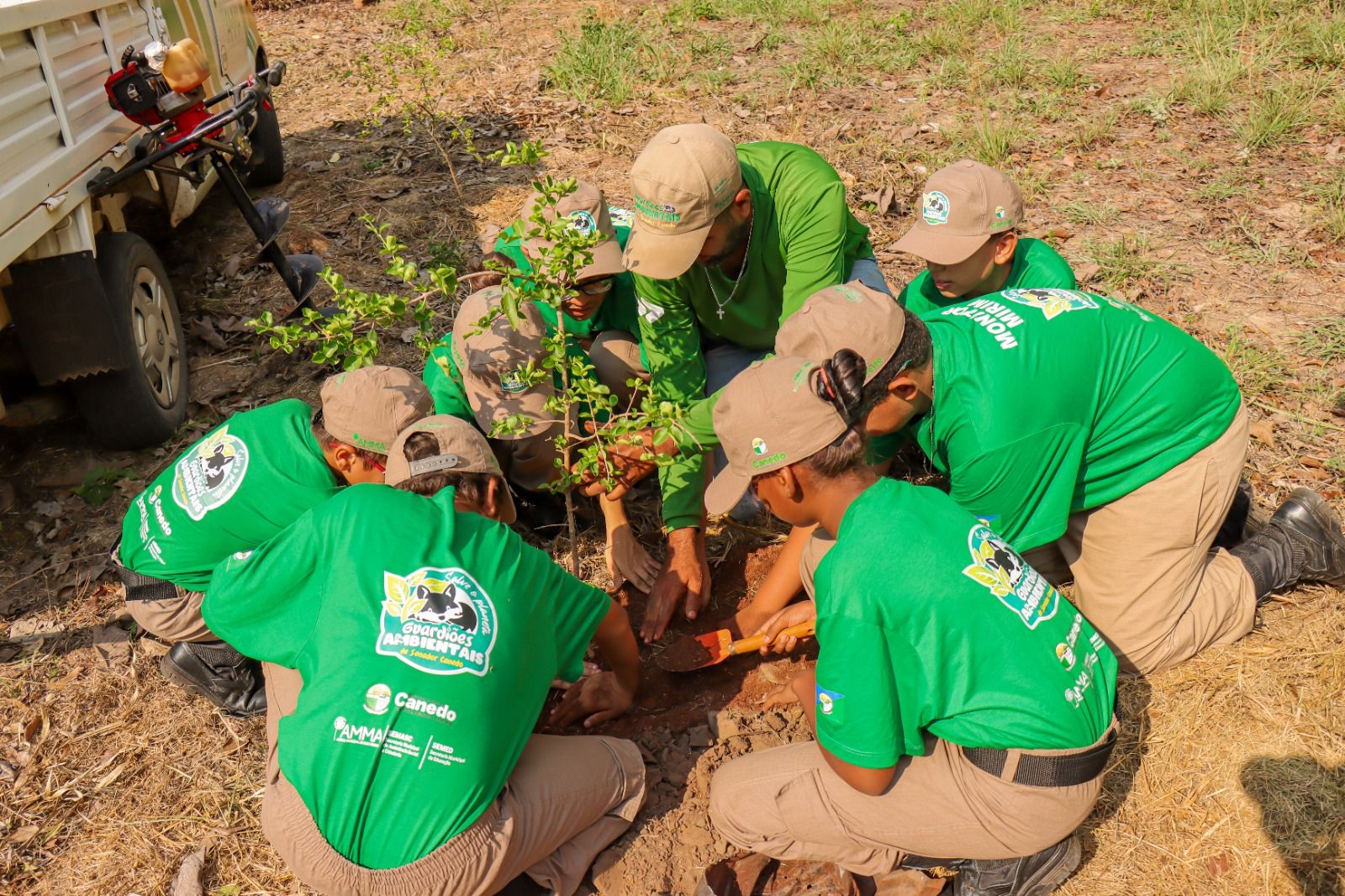 Senador Canedo amplia arborização com plantio e doação de mais de 6 mil mudas em 2026